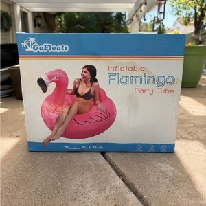 Pink Flamingo Inflatable Pool Float
